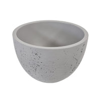 Concrete mini washbasin bowl round