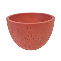 Concrete mini washbasin bowl round