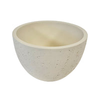 Concrete mini washbasin bowl round
