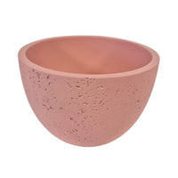 Concrete mini washbasin bowl round