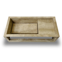 Hangover mini washbasin Travertine Onda