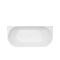 Acrylic back to wall bath Type 01