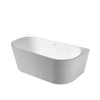 Acrylic back to wall bath Type 01