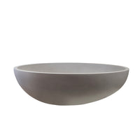 Concrete freestanding bath organic