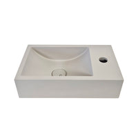 Concrete mini washbasin