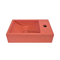Concrete mini washbasin