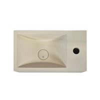 Concrete mini washbasin