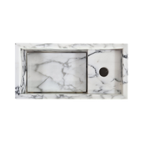 Plate fontein Arabescato Corchia 40