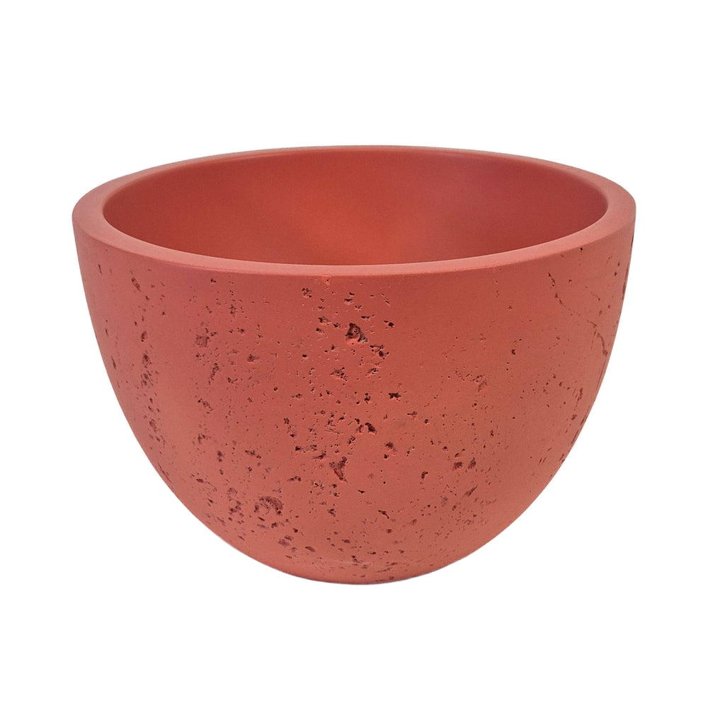 Concrete mini washbasin bowl round