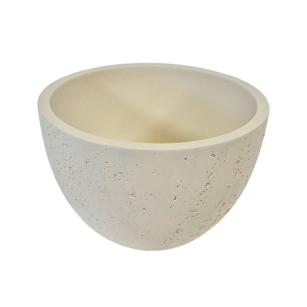 Concrete mini washbasin bowl round