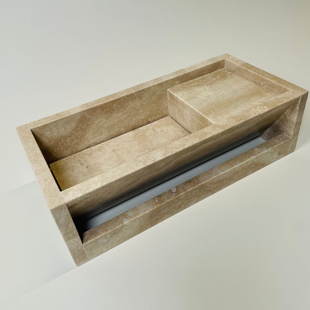 Hangover mini washbasin Travertine Onda