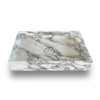 Rocky rechthoek Arabescato Corchia