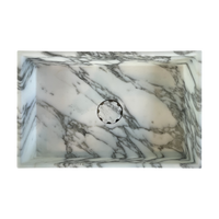 Rocky rechthoek Arabescato Corchia