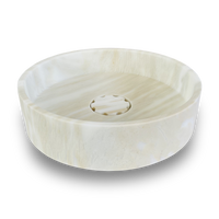 Rocky rond Calacatta Luccicoso