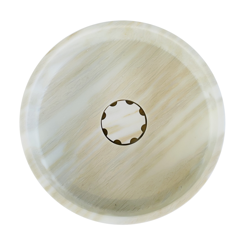 Rocky rond Calacatta Luccicoso