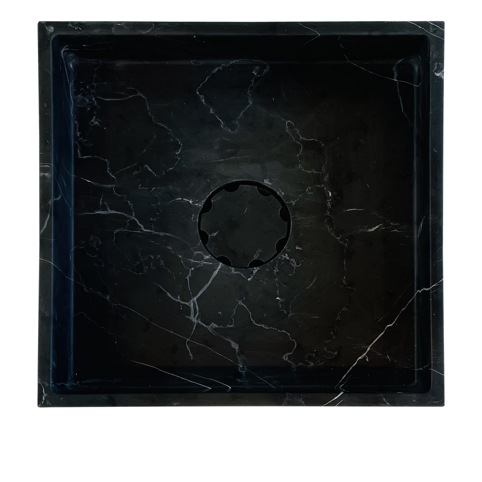Rocky vierkant Nero Marocco