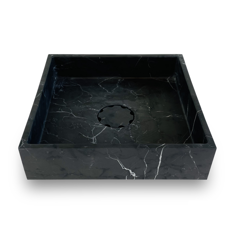 Rocky vierkant Nero Marocco