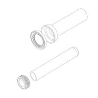 Compact rimless toilet pack