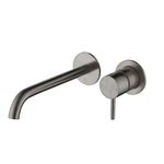 Tuvalu 2-hole wall mounted washbasin mixer set