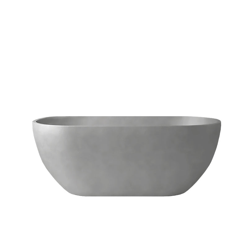 Concrete freestanding bath