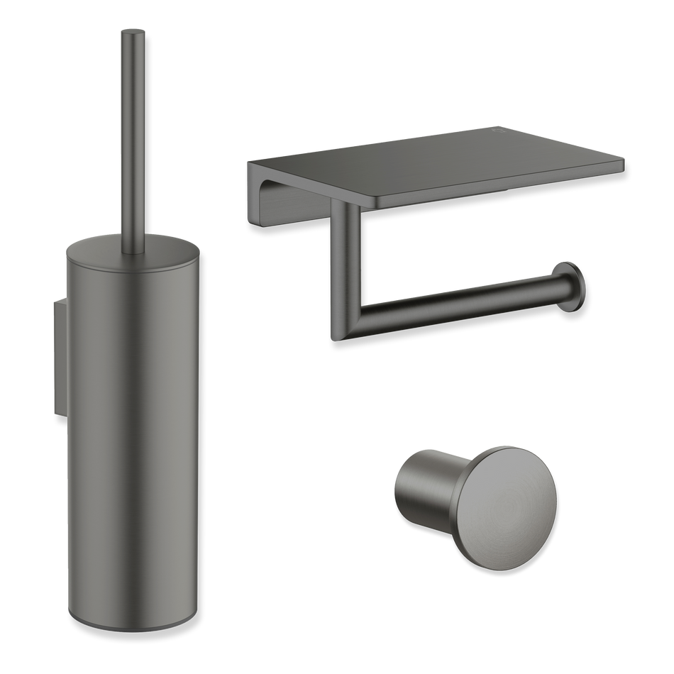 Tuvalu toilet accessoireset met planchet