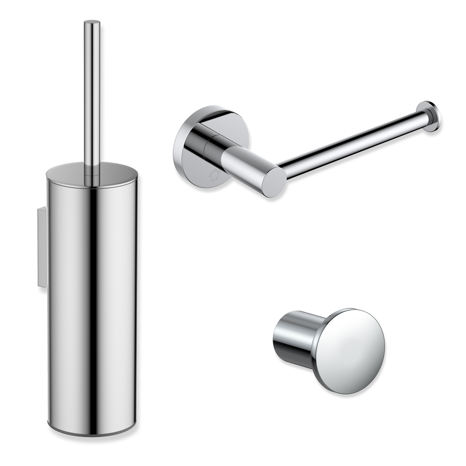 Tuvalu toilet accessory set