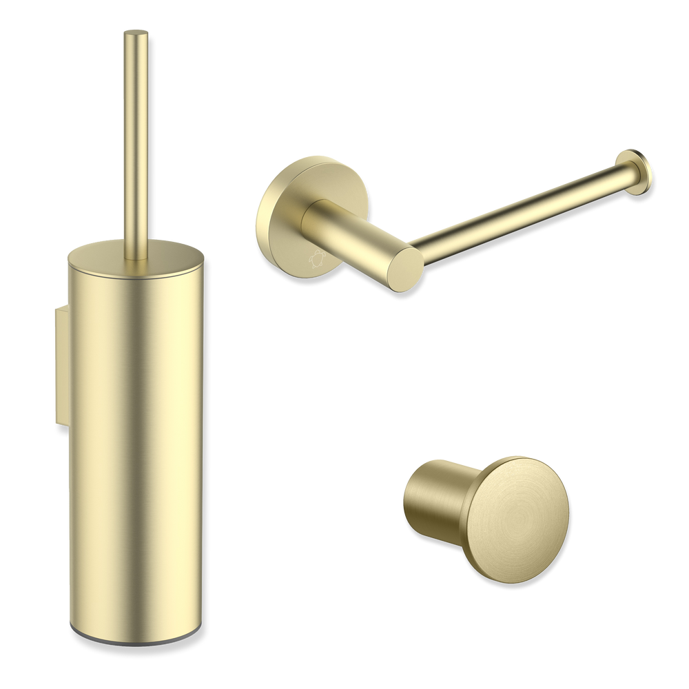 Tuvalu toilet accessory set