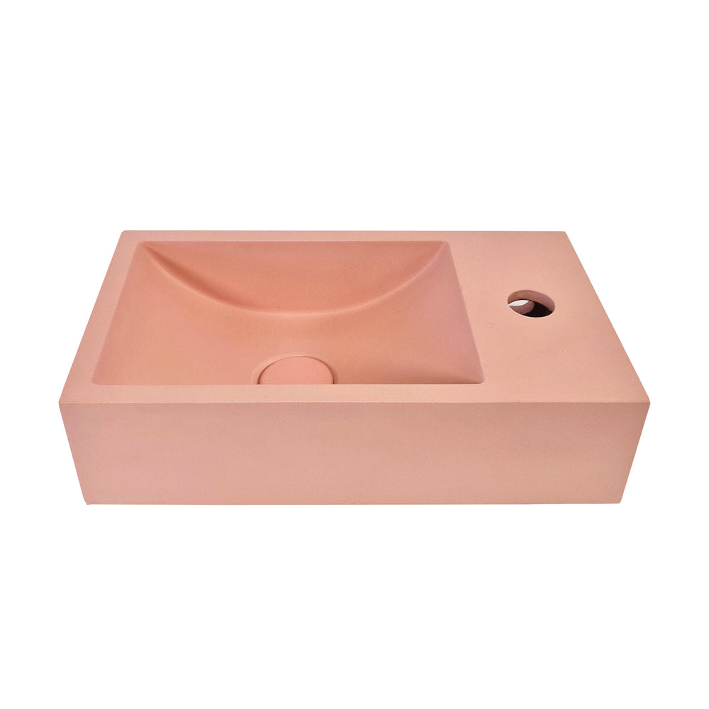 Concrete mini washbasin